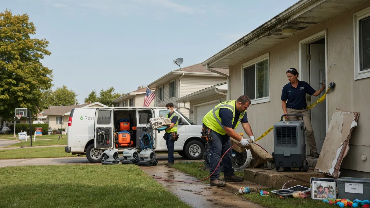 Water Damage Restoration in Hepler, KS near me
